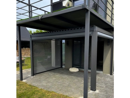 Pergola Nordvic Skyline 3x4 z roletami 3m i 4m